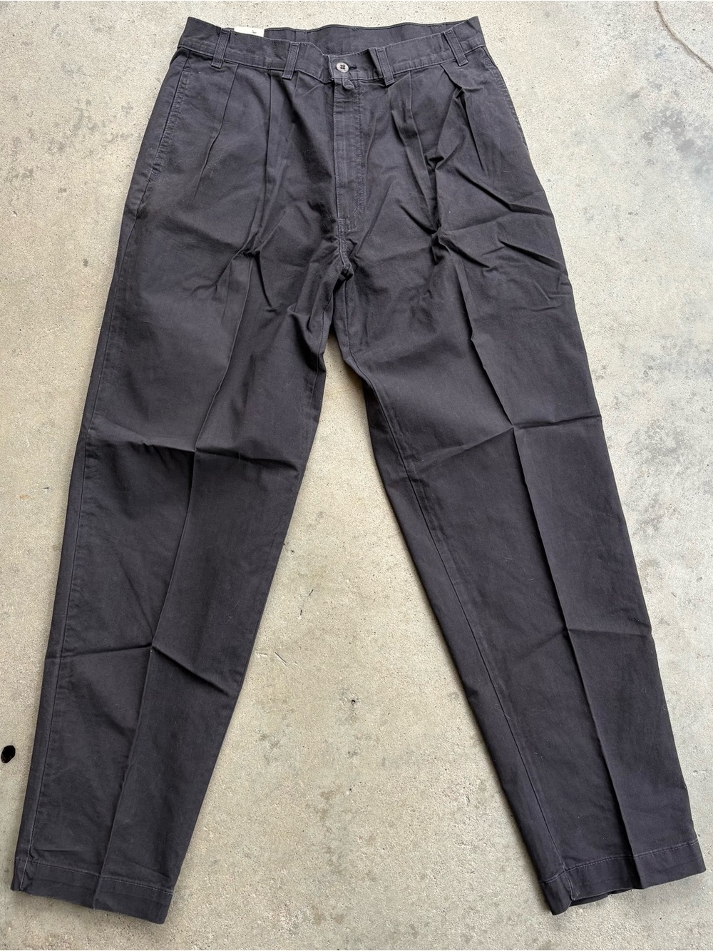 NWT Deadstock Levi's Silver Tab College Chinos 34x34 Dark Brown Made in USA